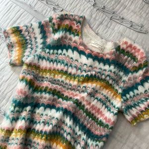 Anthropologie soft and fuzzy sweater small